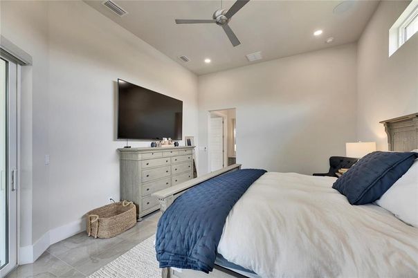 Bedroom, Interior, Recessed Lighting
