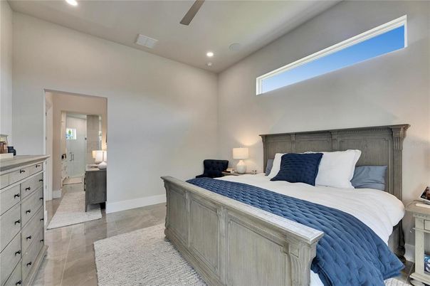 Bedroom, Interior, Recessed Lighting