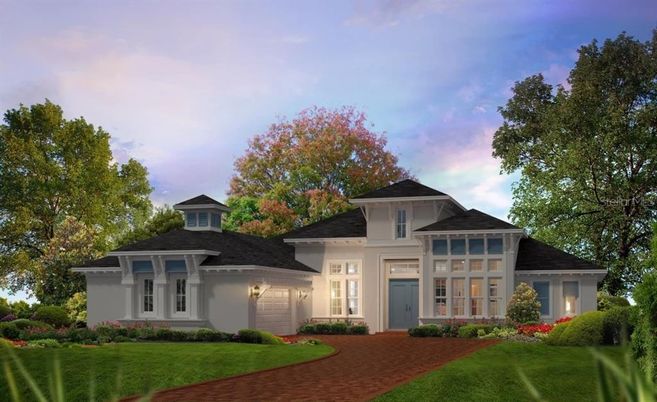 Attached, Exterior, Facade, French Provincial