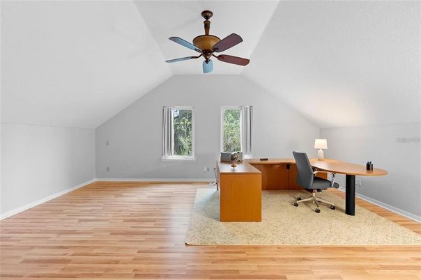 Home Office, Interior, Wood Texture Flooring