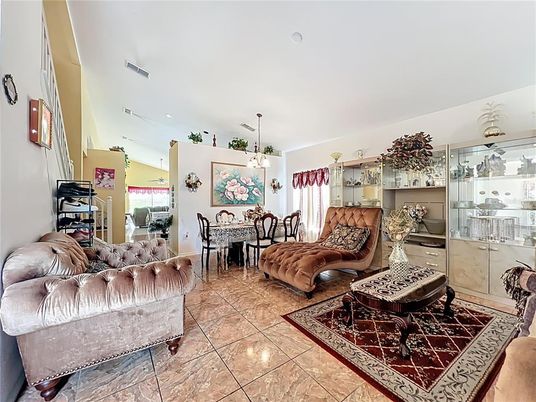 Dining room, Interior, Living room, Pendant Lights, Recessed Lighting