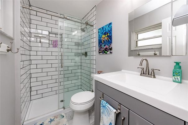 Bathroom, Glass Shower, Interior