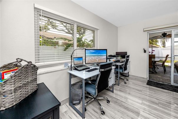 Home Office, Interior, Wood Texture Flooring
