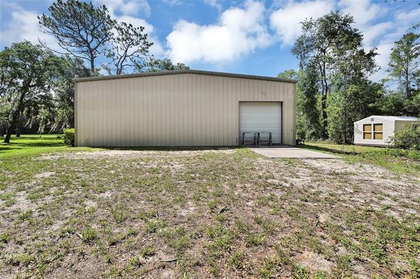 Backyard, Detached Garage, Exterior