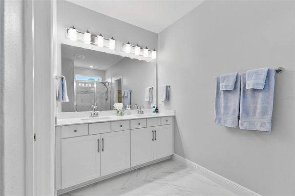 Bathroom, Dual Sink Vanities, Interior, Marble