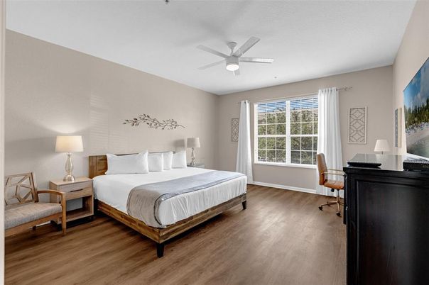 Bedroom, Interior, Wood Texture Flooring