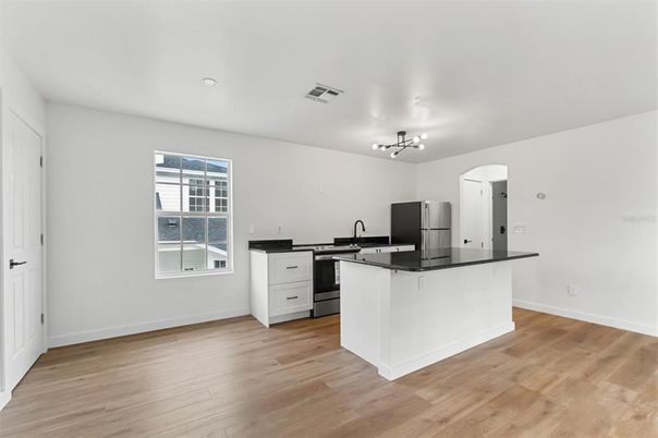 Interior, Kitchen, Wood Texture Flooring