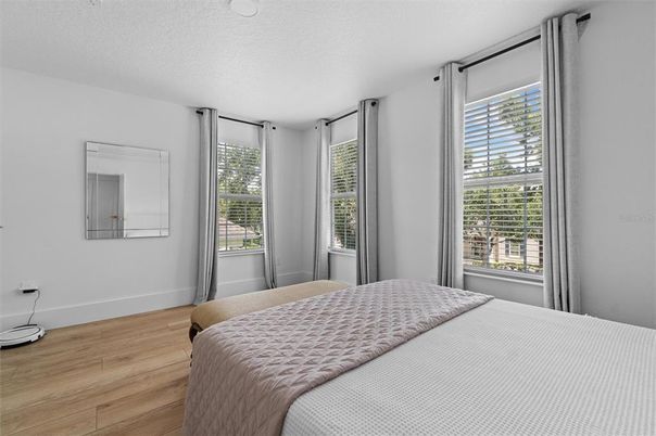 Bedroom, Interior, Wood Texture Flooring