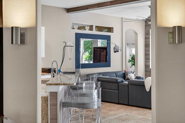 Interior, Living room, Wooden Beams