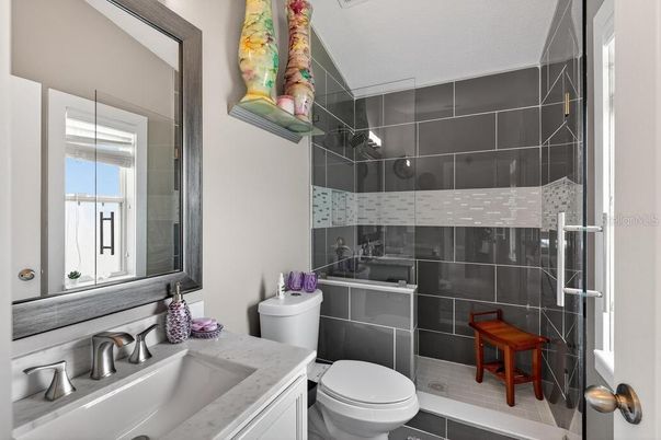 Bathroom, Glass Shower, Interior