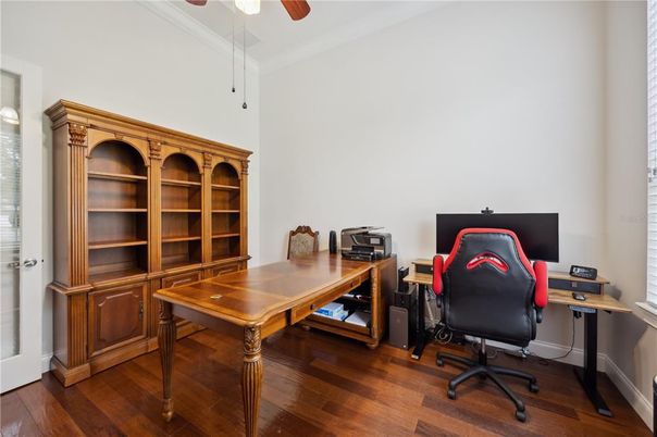 Home Office, Interior, Wood Texture Flooring