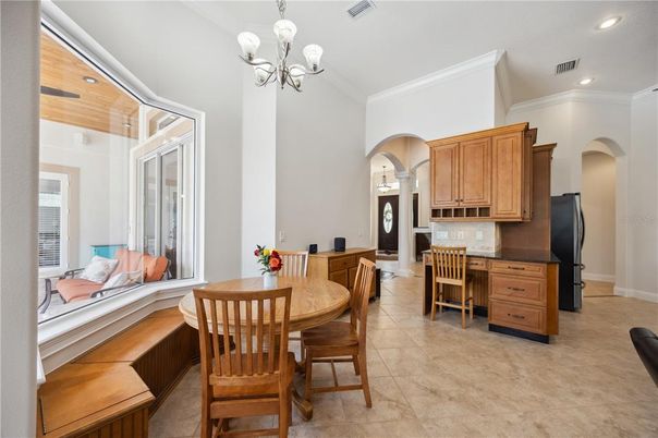 Chandelier, Dining room, Interior, Recessed Lighting
