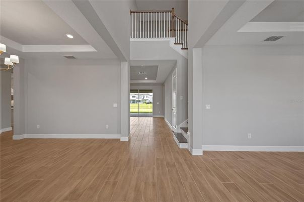 Interior, Recessed Lighting, Wood Texture Flooring