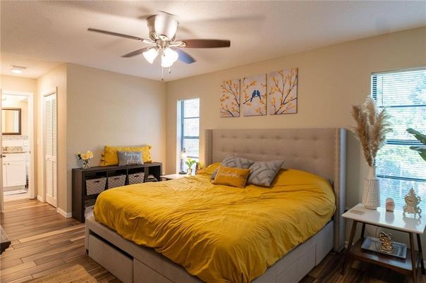 Bedroom, Interior, Wood Texture Flooring