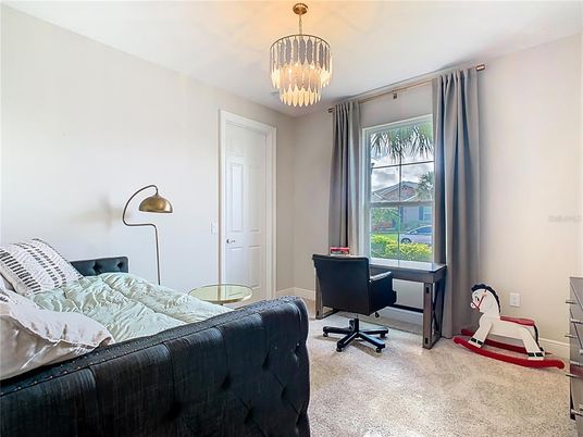 Chandelier, Home Office, Interior