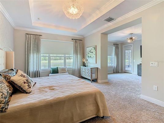 Bedroom, Interior, Pendant Lights