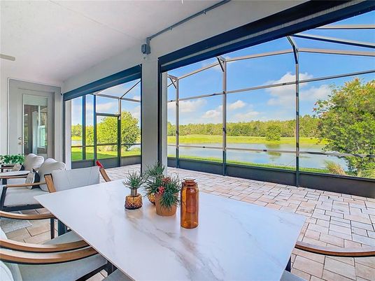 Dining room, Glass Ceilings, Interior, Sun Room, Water