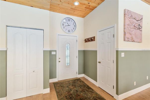 Interior, Recessed Lighting, Wooden Ceilings, Wood Texture Flooring