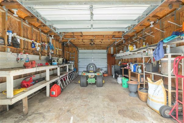Garage, Interior, Wooden Walls