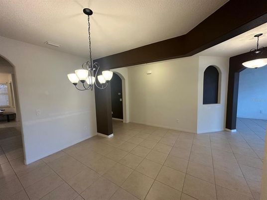 Chandelier, Empty room, Interior, Pendant Lights