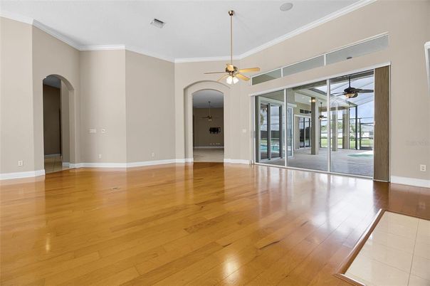 Empty room, Interior, Wood Texture Flooring