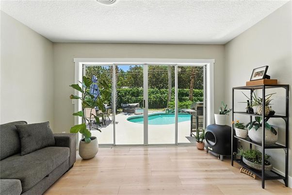 Interior, Pool, Wood Texture Flooring