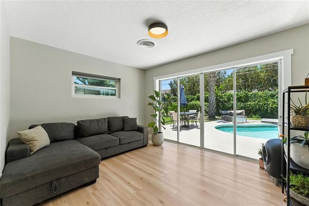 Interior, Pool, Wood Texture Flooring