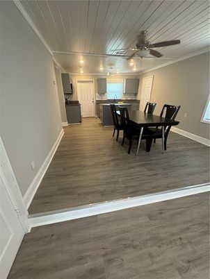 Dining room, Interior, Kitchen, Wood Texture Flooring