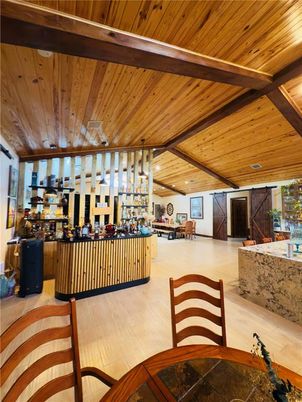 Interior, Recessed Lighting, Wooden Beams, Wooden Ceilings, Wood Texture Flooring
