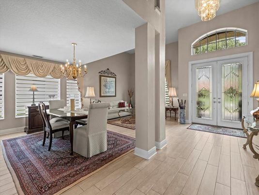 Chandelier, Dining room, Interior, Living room, Wood Texture Flooring