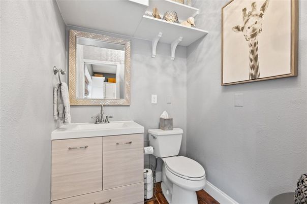 Bathroom, Interior, Wood Texture Flooring