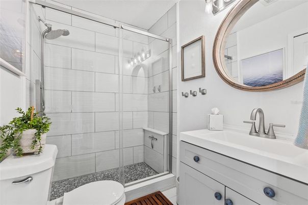 Bathroom, Glass Shower, Interior