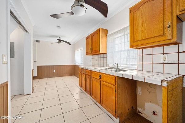 Interior, Kitchen, Tile Countertops