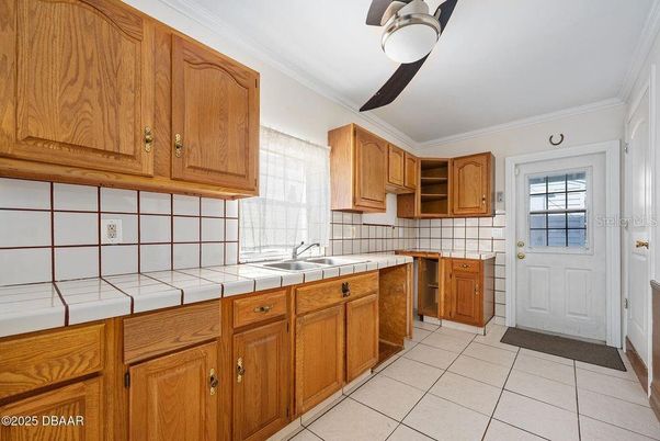 Interior, Kitchen, Tile Countertops
