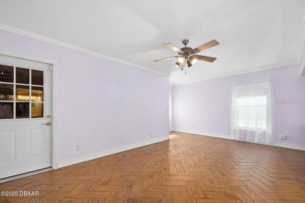 Empty room, Interior, Wood Texture Flooring