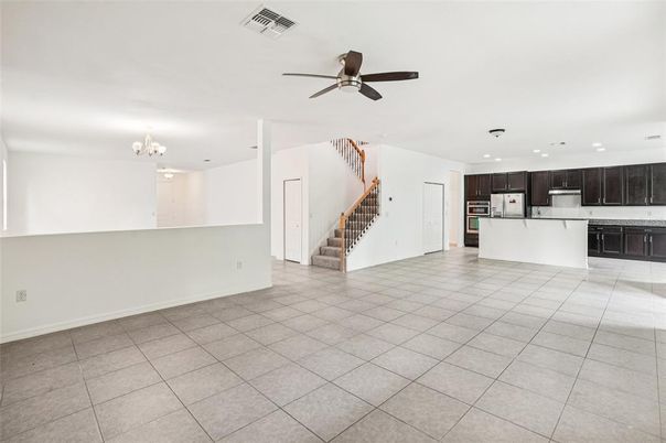 Chandelier, Interior, Kitchen, Recessed Lighting