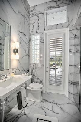 Bathroom, Interior, Marble, Marble Walls
