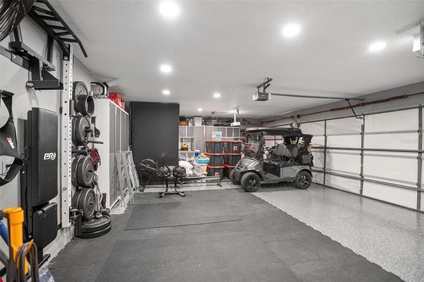 Fitness Equipment, Interior, Recessed Lighting