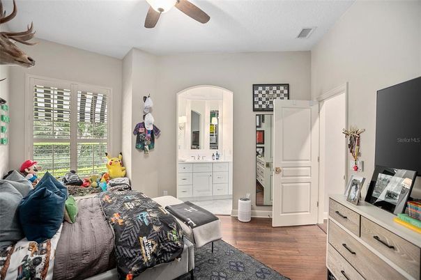 Bedroom, Interior, Wood Texture Flooring