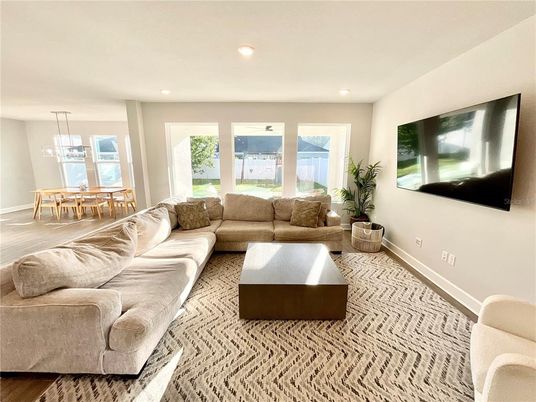 Dining room, Interior, Living room, Pendant Lights, Recessed Lighting