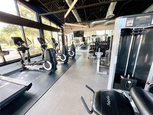 Fitness Equipment, Gym, Interior