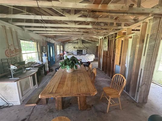 Interior, Kitchen, Wooden Beams
