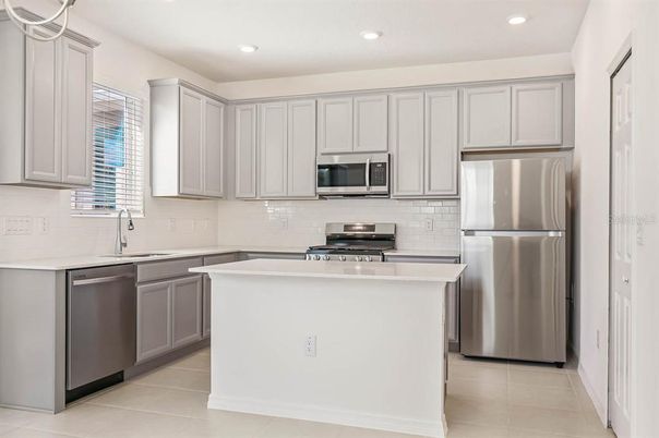 Interior, Kitchen, Recessed Lighting, Stainless Steel Appliances