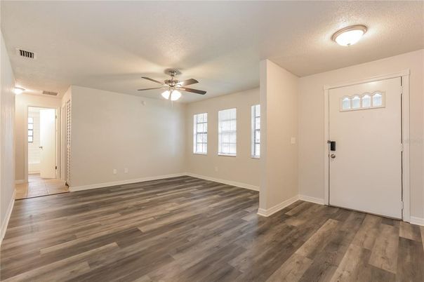 Empty room, Interior, Wood Texture Flooring