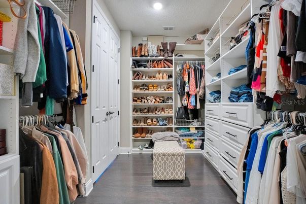 Interior, Recessed Lighting, Walk-in Closets, Wood Texture Flooring