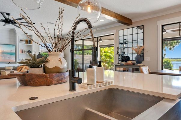 Interior, Water, Wooden Beams