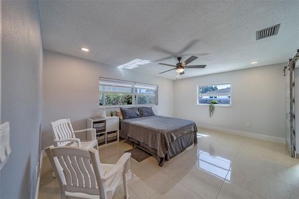 Bedroom, Interior, Recessed Lighting