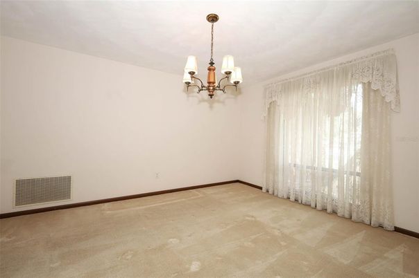 Chandelier, Empty room, Interior