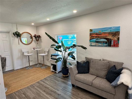 Interior, Recessed Lighting, Wood Texture Flooring