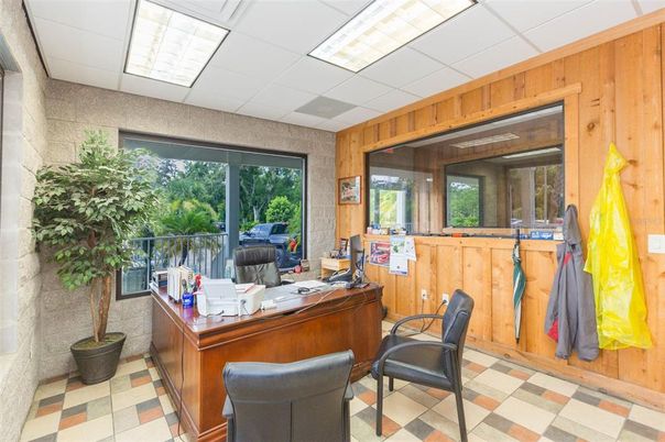 Home Office, Interior, Wooden Walls